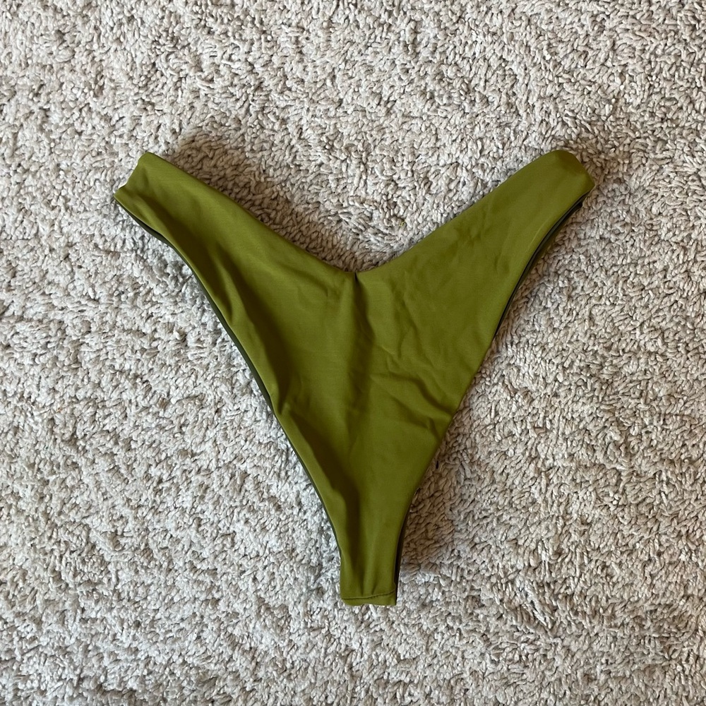 Tribe Kelley Green Swimsuit Bottoms | S - Picture 2 of 5
